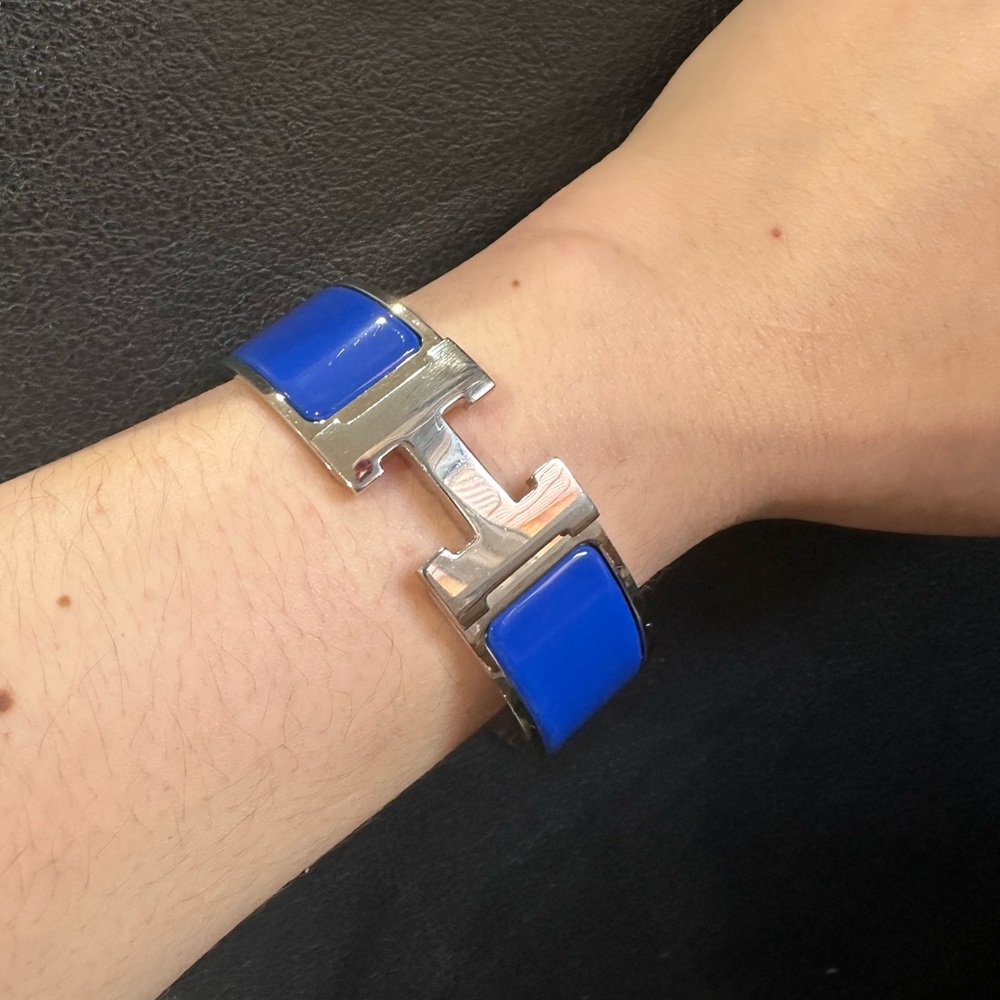 Hermes Wide Clic Clac H bangel bracelet PM